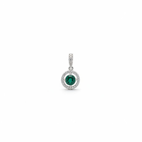Emerald Spark Pendant