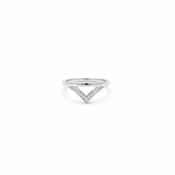 The Zenith Chevron Ring