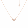 Petite Ribbon Bow Necklace