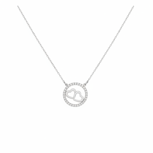 Interlocking Hearts Necklace