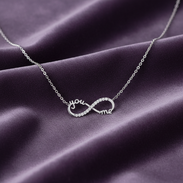 You & Me Infinity Necklace