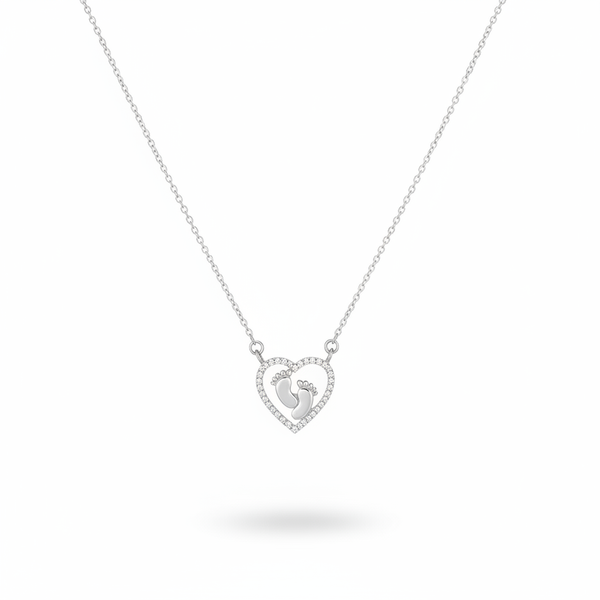 First Steps Diamond Heart Pendant