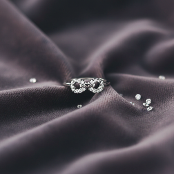 Infinity Heart Promise Ring