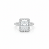 Radiant Empress Halo Ring
