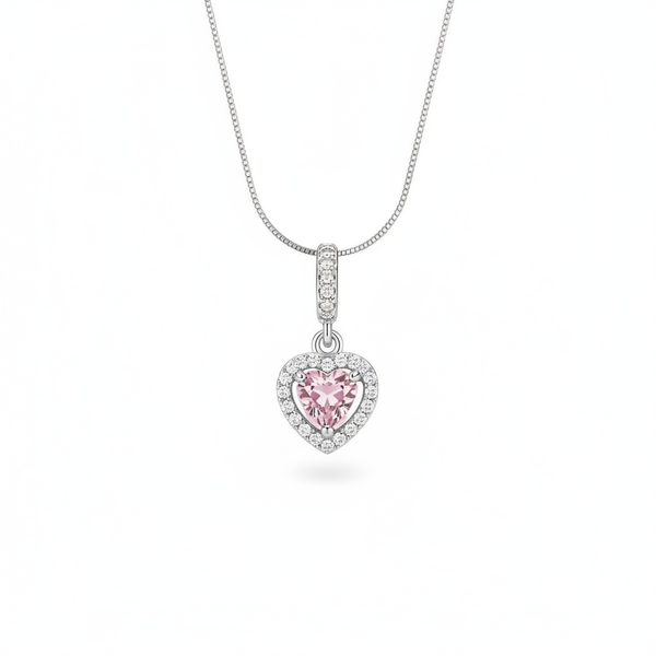 Pink Bliss Heart Pendant