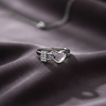 Locked in Love Heart Ring