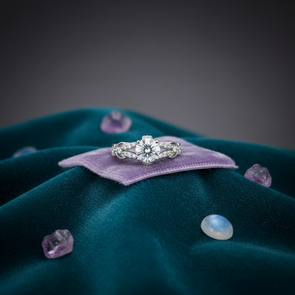 Floral Infinity Ring