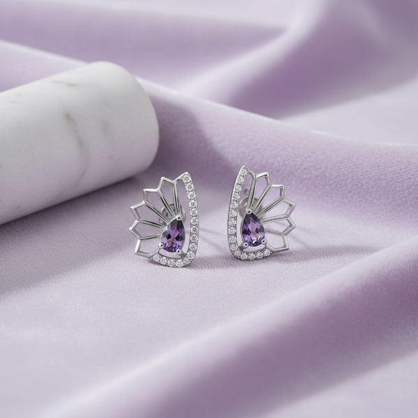 Violet Luxe Stud