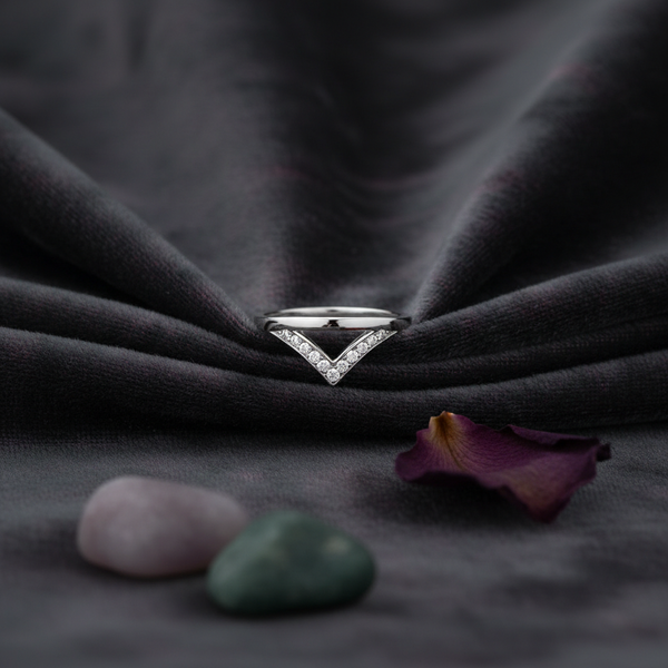 The Zenith Chevron Ring