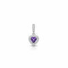 Amethyst Love Drop Pendant