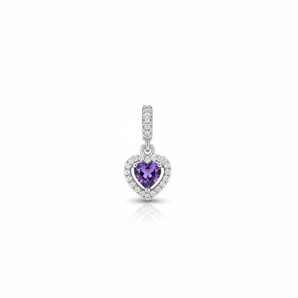 Amethyst Love Drop Pendant
