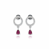 Aura Pear-Drop Studs