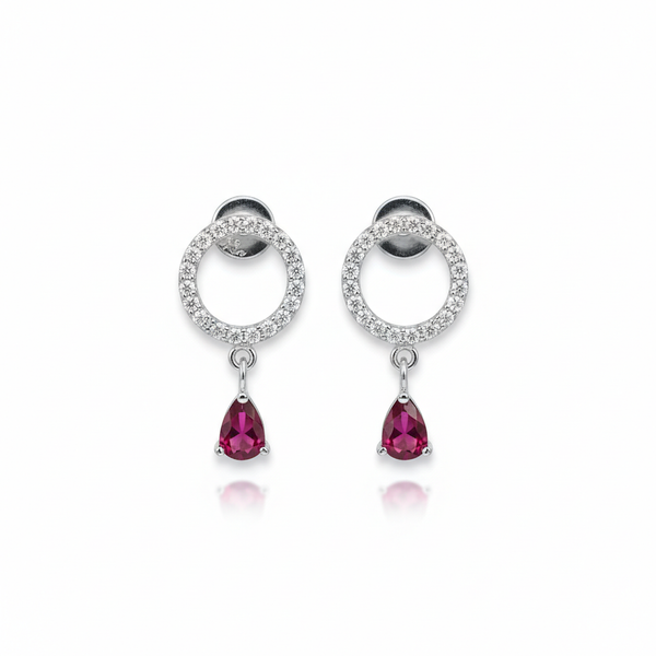Aura Pear-Drop Studs