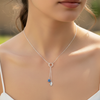 Hamsa & Evil Eye Lariat Necklace