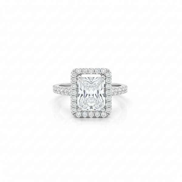 Radiant Empress Halo Ring