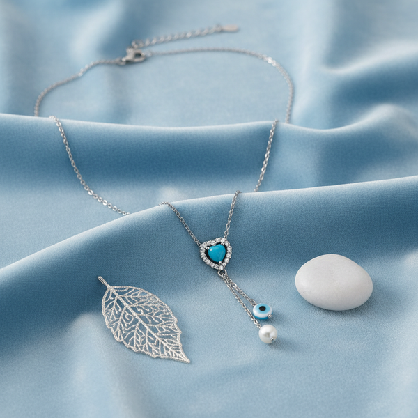 Evil Eye Pearl Cascade Chain