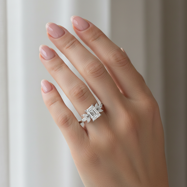 Radiant Flora Cluster Ring