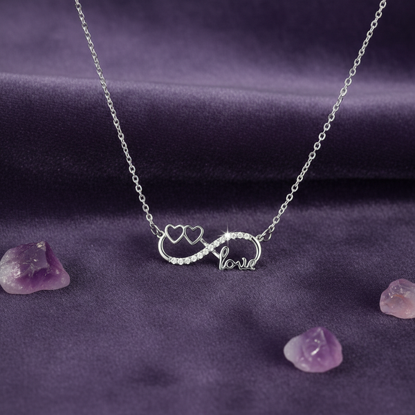Eternal Devotion Infinity Heart Necklace