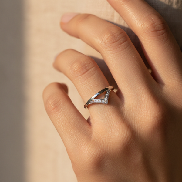 The Zenith Chevron Ring