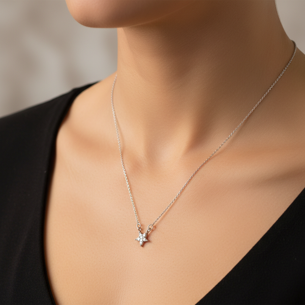 The Celestial Sparkle Star Necklace